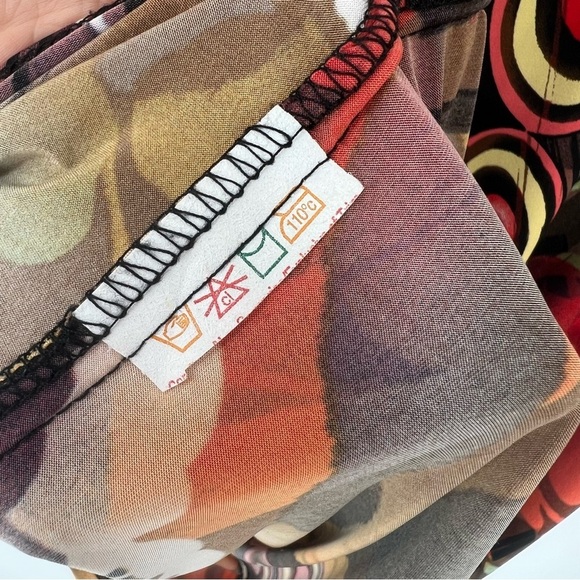 Frank Lyman Design Butterfly and Peacock Feather‎ Print Summer Dress US6 y2k - Picture 14 of 14